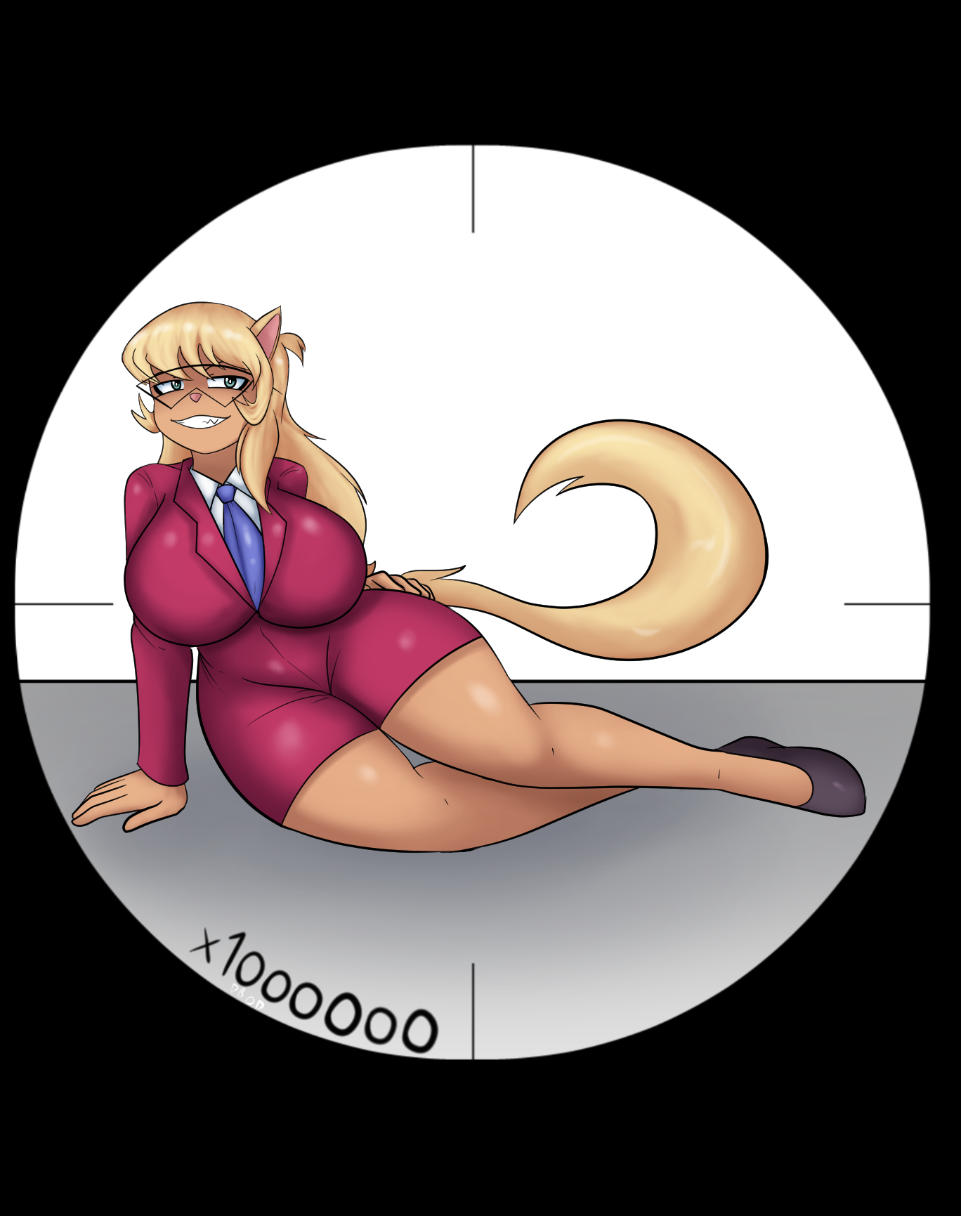 Micro-babe pinups Callie Briggs' evil twin.png