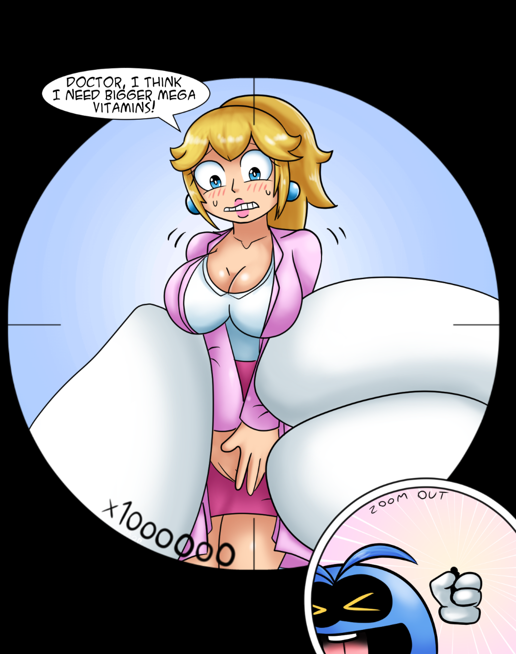 Micro-babe pinups Doctor Peach 2.png