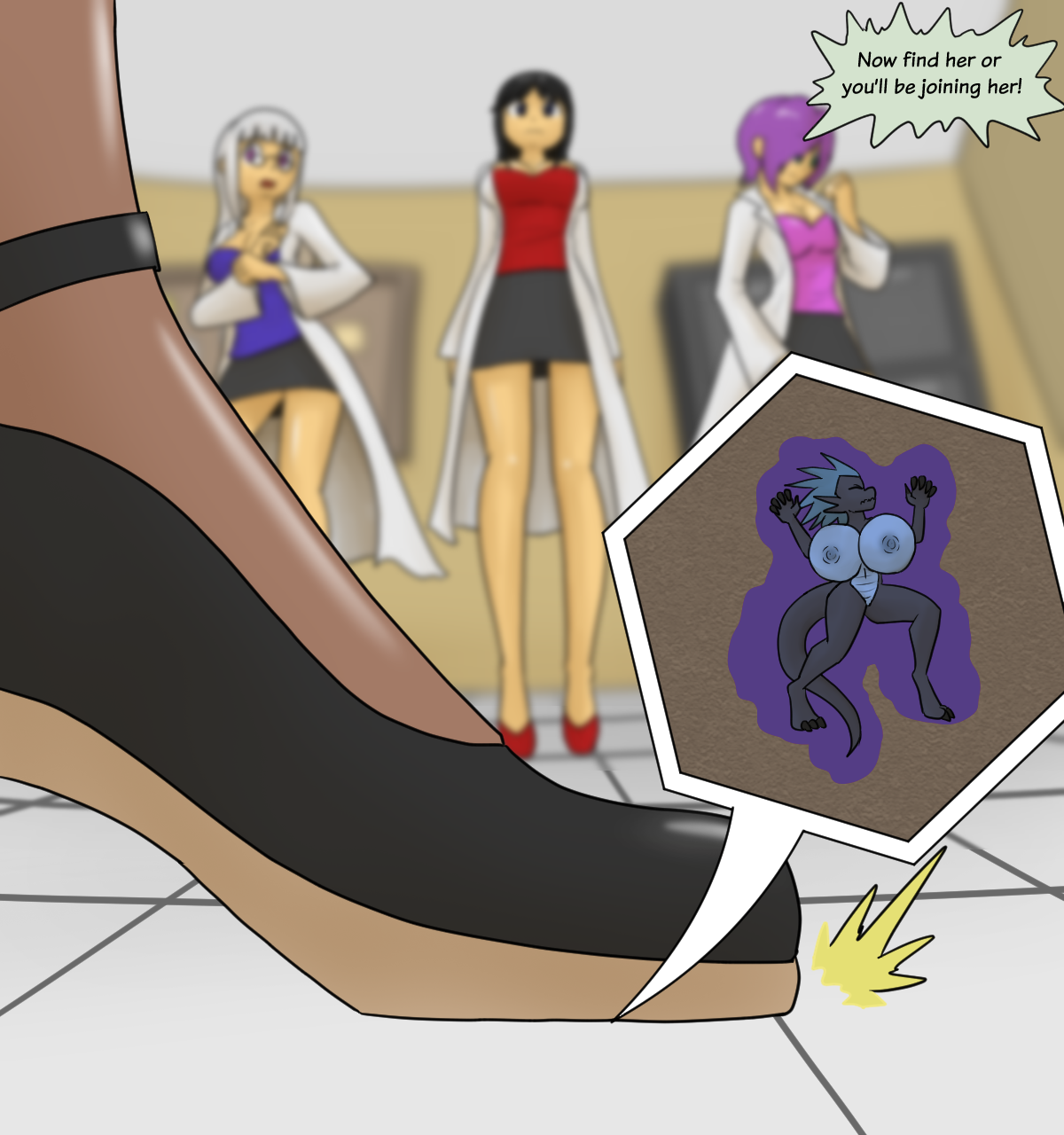 Screw-up Trio Godzilla stomped.png